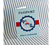 Transportation Birthday Party Printable Passport Invitation - Planes, Trains and Automobiles